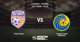 Perth Glory Central Coast Mariners A League Austrlia 07112025 0745