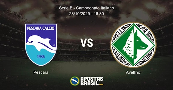 Pescara Avellino Serie B Campeonato Italiano 28102025 1630