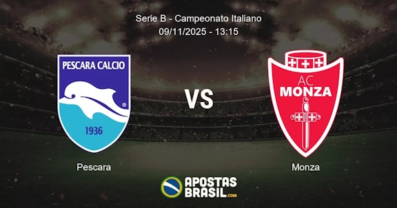 Pescara Monza Serie B Campeonato Italiano 09112025 1315