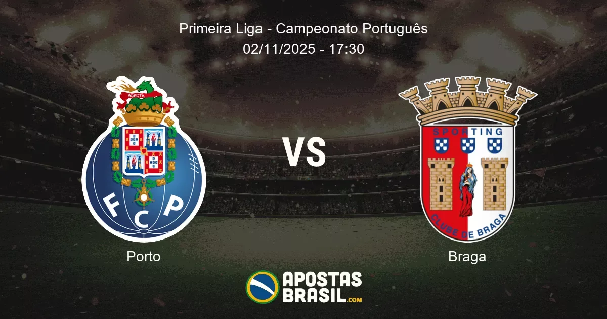 Porto Braga Primeira Liga Campeonato Portugus 02112025 1730