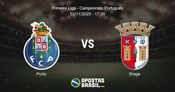 Porto Braga Primeira Liga Campeonato Portugus 02112025 1730