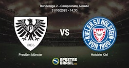 Preuen Mnster Holstein Kiel Bundesliga 2 Campeonato Alemo 31102025 1430