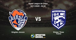 Qingdao Jonoon Wuhan Three Towns Super League da China 02112025 0430