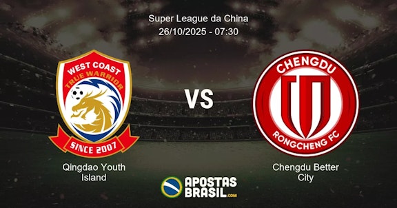 Qingdao Youth Island Chengdu Better City Super League da China 26102025 0730