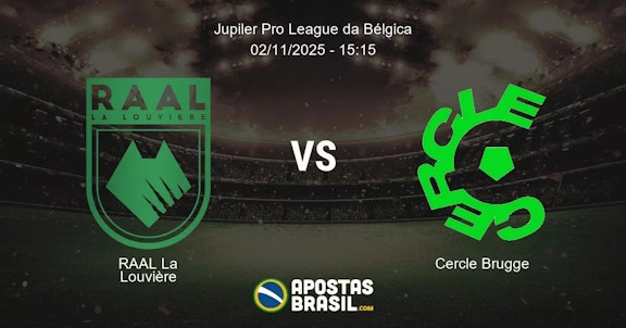 RAAL La Louvire Cercle Brugge Jupiler Pro League da Blgica 02112025 1515