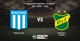 Racing Club Defensa y Justicia Campeonato Argentino 1 Diviso 08112025 1700