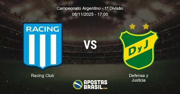 Racing Club Defensa y Justicia Campeonato Argentino 1 Diviso 08112025 1700