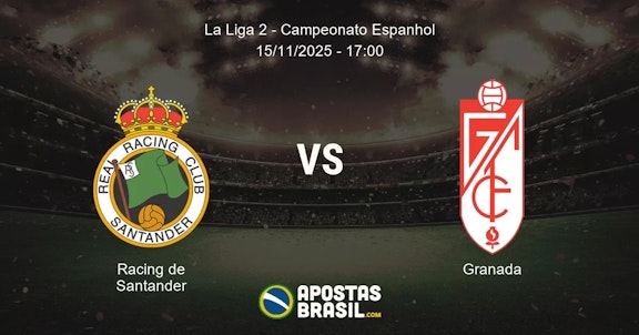 Racing de Santander Granada La Liga 2 Campeonato Espanhol 15112025 1700
