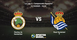 Racing de Santander Real Sociedad II La Liga 2 Campeonato Espanhol 31102025 1630