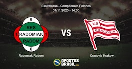 Radomiak Radom Cracovia Krakow Ekstraklasa Campeonato Polons 07112025 1400