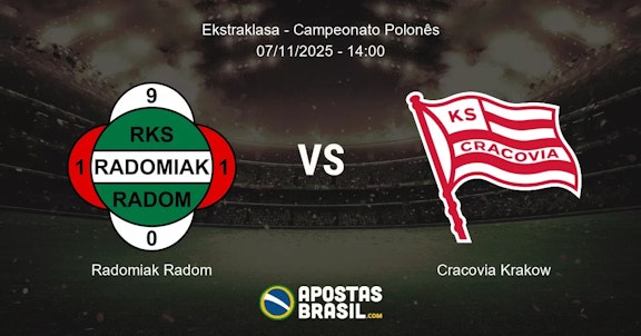 Radomiak Radom Cracovia Krakow Ekstraklasa Campeonato Polons 07112025 1400