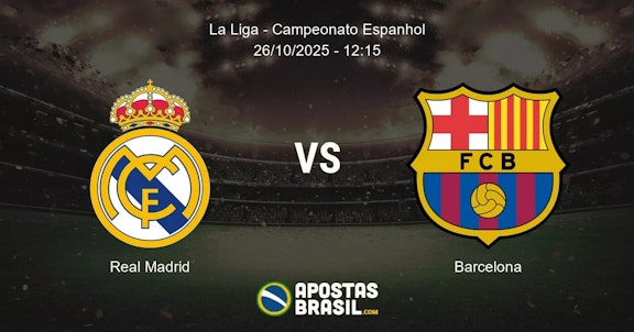 Real Madrid Barcelona La Liga Campeonato Espanhol 26102025 1215