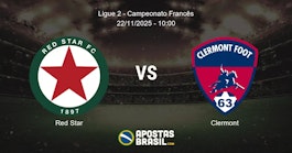 Red Star Clermont Ligue 2 Campeonato Francs 22112025 1000