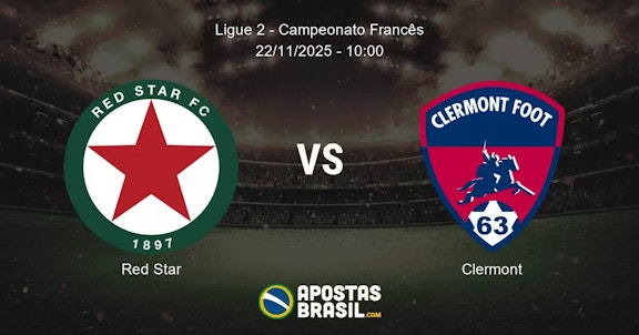 Red Star Clermont Ligue 2 Campeonato Francs 22112025 1000