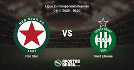 Red Star Saint Etienne Ligue 2 Campeonato Francs 01112025 1600