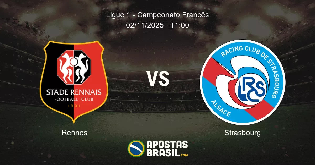 Rennes Strasbourg Ligue 1 Campeonato Francs 02112025 1100