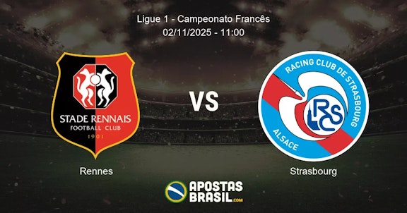 Rennes Strasbourg Ligue 1 Campeonato Francs 02112025 1100