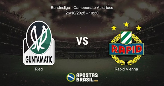 Ried Rapid Vienna Bundesliga Campeonato Austraco 26102025 1030