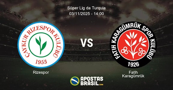 Rizespor Fatih Karagmrk Sper Lig da Turquia 03112025 1400