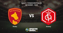 Rodez Annecy Ligue 2 Campeonato Francs 28102025 1630