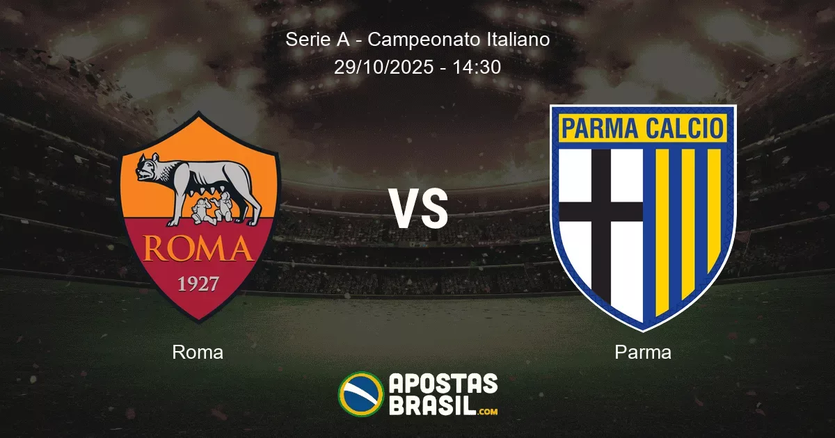 Roma Parma Serie A Campeonato Italiano 29102025 1430