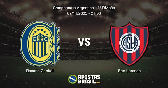 Rosario Central San Lorenzo Campeonato Argentino 1 Diviso 07112025 2100