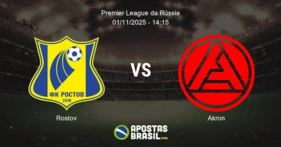 Rostov Akron Premier League da Rssia 01112025 1415