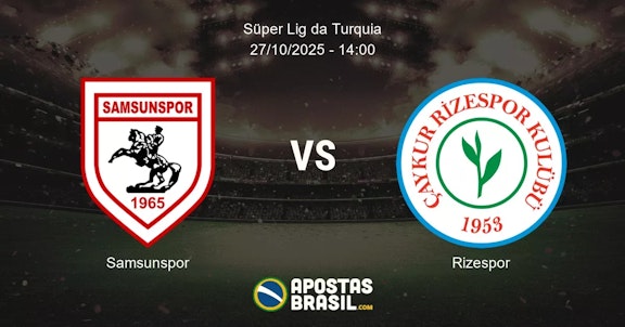 Samsunspor Rizespor Sper Lig da Turquia 27102025 1400