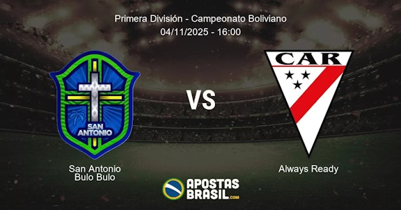 San Antonio Bulo Bulo Always Ready Primera Divisin Campeonato Boliviano 04112025 1600