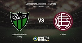 San Martn San Juan Lans Campeonato Argentino 1 Diviso 08112025 2130