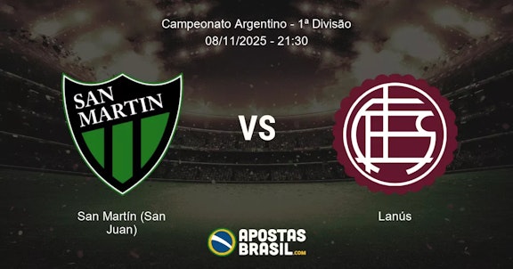 San Martn San Juan Lans Campeonato Argentino 1 Diviso 08112025 2130