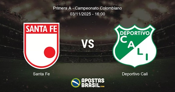 Santa Fe Deportivo Cali Primera A Campeonato Colombiano 03112025 1600