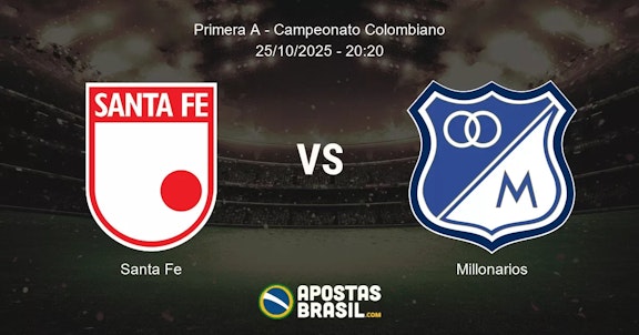 Santa Fe Millonarios Primera A Campeonato Colombiano 25102025 2020