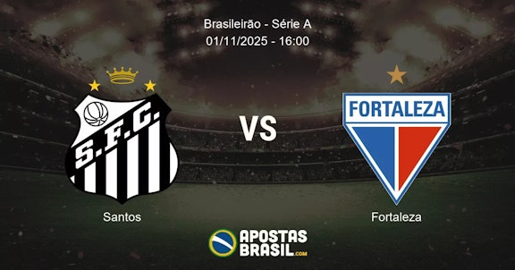 Santos Fortaleza Brasileiro Srie A 01112025 1600
