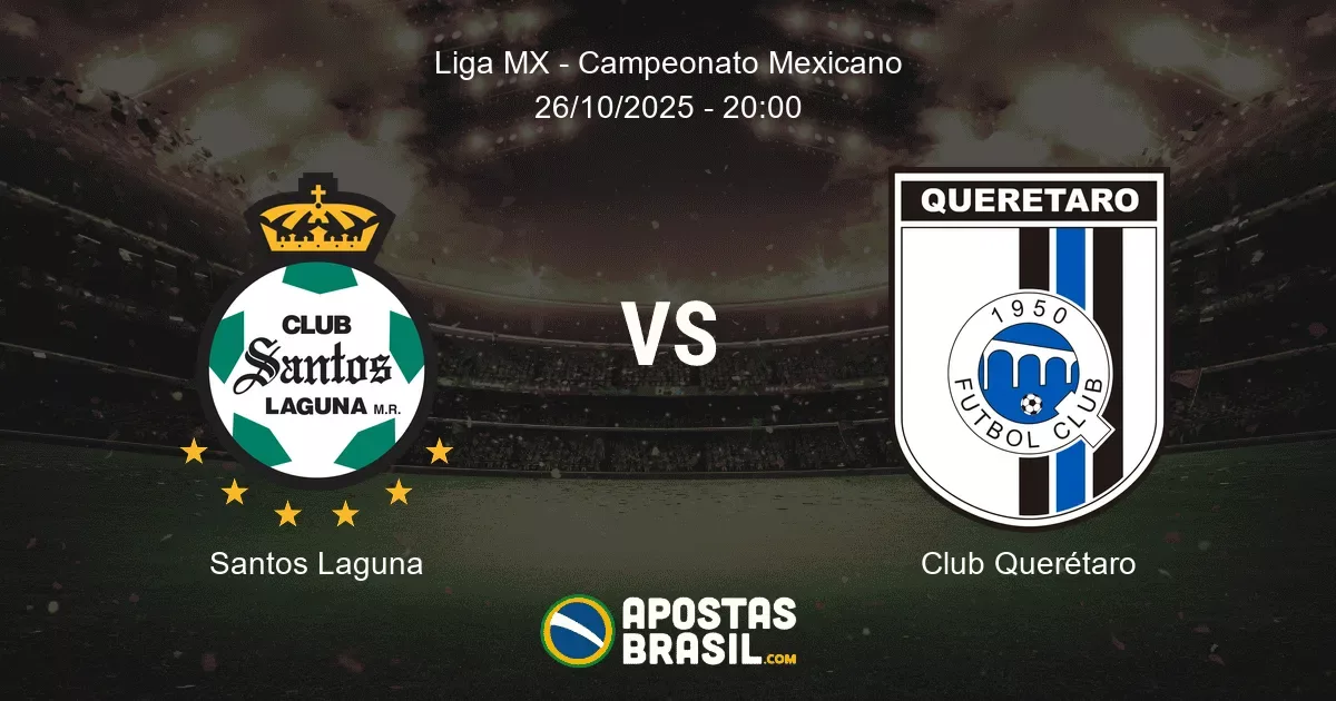 Santos Laguna Club Quertaro Liga MX Campeonato Mexicano 26102025 2000