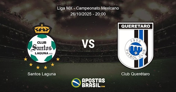 Santos Laguna Club Quertaro Liga MX Campeonato Mexicano 26102025 2000