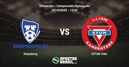 Sarpsborg KFUM Oslo Eliteserien Campeonato Noruegus 25102025 1300
