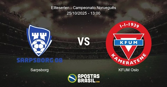 Sarpsborg KFUM Oslo Eliteserien Campeonato Noruegus 25102025 1300