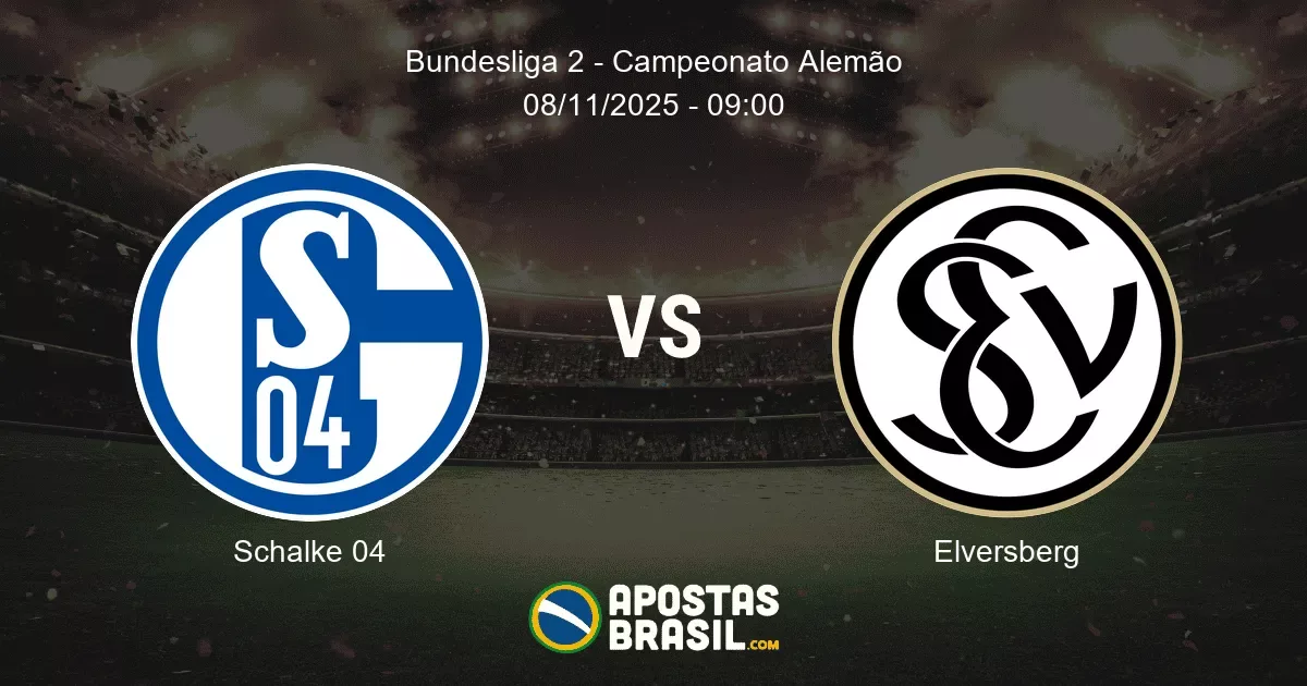 Schalke 04 Elversberg Bundesliga 2 Campeonato Alemo 08112025 0900