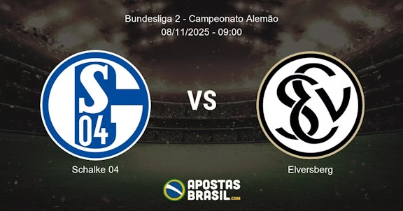 Schalke 04 Elversberg Bundesliga 2 Campeonato Alemo 08112025 0900