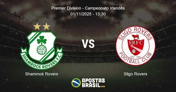 Shamrock Rovers Sligo Rovers Premier Division Campeonato Irlands 01112025 1330