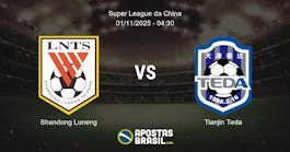 Shandong Luneng Tianjin Teda Super League da China 01112025 0430