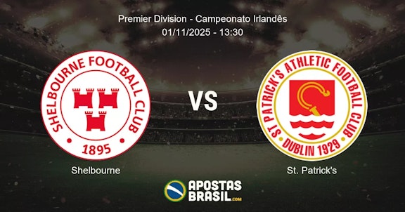 Shelbourne St Patricks Premier Division Campeonato Irlands 01112025 1330