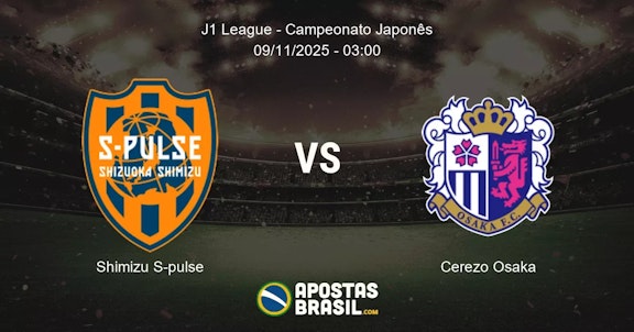Shimizu Spulse Cerezo Osaka J1 League Campeonato Japons 09112025 0300