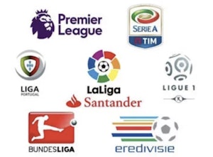 Imagem do logotipo das principais ligas europeias de futebol