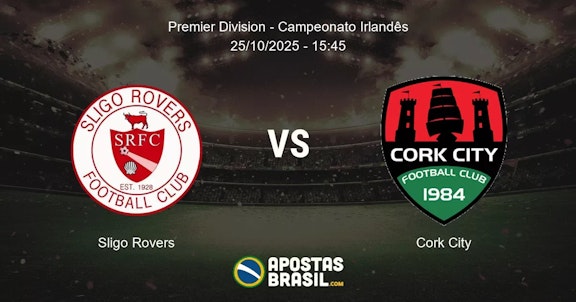 Sligo Rovers Cork City Premier Division Campeonato Irlands 25102025 1545