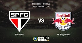 So Paulo RB Bragantino Brasileiro Srie A 08112025 2100