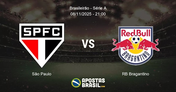 So Paulo RB Bragantino Brasileiro Srie A 08112025 2100
