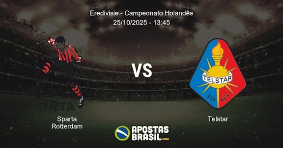 Sparta Rotterdam Telstar Eredivisie Campeonato Holands 25102025 1345