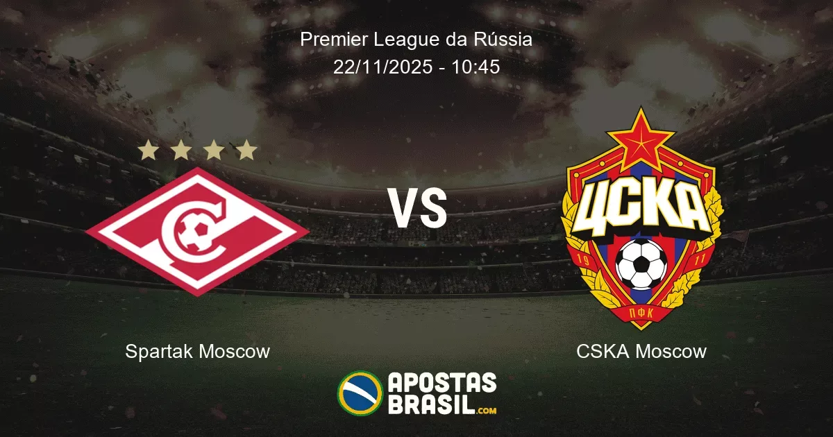 Spartak Moscow CSKA Moscow Premier League da Rssia 22112025 1045